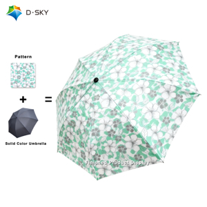 Parapluie inversé en bois entièrement automatique grand pliant hommes femmes Protection contre la pluie solaire <span class=keywords><strong>jours</strong></span> ensoleillés modernes imprimés adultes - Product Image 1