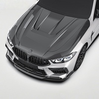 Capot moteur en fibre de carbone sèche léger pour BMW Série 8 M8 F91 F92 F93 2019 2022