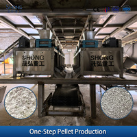 Machine de granulation d'engrais composé à double rouleau 1-2t/h, petite machine de formage de litière pour chats pour la fabrication de litière pour chats