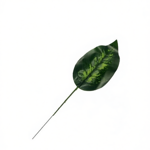 MNJ Artificial Leaf 25704 Laminated Evergreen Single Stem Decorative Plant - Product Image 1