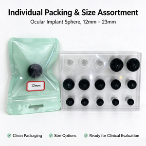 Sfera in Silicone per Impianto <span class=keywords><strong>Oculare</strong></span> Veterinario per Piccoli Animali, per Enucleazione ed <span class=keywords><strong>Eviscerazione</strong></span> - Product Image 5