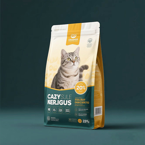 Sacchetti Personalizzati per Alimenti per Cani e <span class=keywords><strong>Gatti</strong></span> 0,5kg 1kg 1,5kg 2kg 5kg con Chiusura a Zip Richiudibile Stampati in PET per Imballaggio Alimentare di Grado Alimentare - Product Image 3