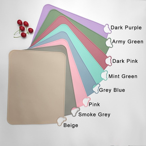 Teenware Manufacturer Customized Logo BPA Free Soft Eco-Friendly <b>Silicone</b> Semicircle Cartoon Reusable Anti-Heat Non-Slip Toddler - Product Image 5