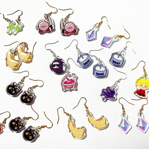 Groothandel Custom Cartoon Anime Acryl Oorbellen Schattig Meisje Transparant Acryl Hars Oorbel Als Sieraden - Product Image 5