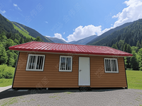 WELLCAMP Maison de montagne modulaire moderne, maison préfabriquée en bois, cabane préfabriquée, chalet en rondins, résidence d'été alpine, chalet de jardin