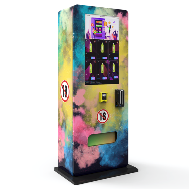 Free Stand Digital Touch Screen Vending Machine Euro ID Verification Vending Machine Outdoor