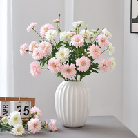 JH260812 Kunstzijde Cosmos Bloemen Lange Steel Kunstmatige Ranonkel Voor Bruiloft Achtergrond Bloemstuk Bloemdecoratie