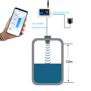 TLC2404LS RS485 Starkes Signal Smart Tuya Gerät Ultraschall-Sensor Wassertank-Füllstandsmonitor mit Alarm LCD-Anzeige - Product Image 4