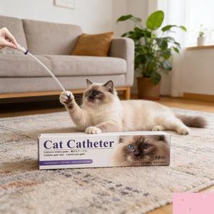 Kedi Kateteri İdrar Kanalı Evcil Hayvan Kateterleri Erkek Kedi İdrar Kateteri Stiletli Veteriner Aleti - Product Image 6