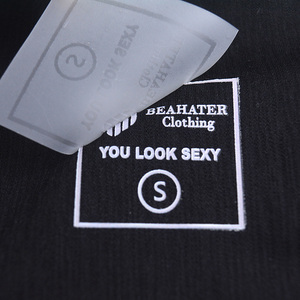 Wholesale Screen Print <strong>Logo</strong> Reflective <strong>Heat</strong> <strong>Transfers</strong> Clothing Neck Care Labels for T-shirts - Product Image 4