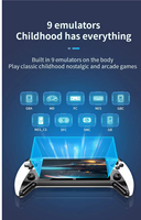 Console de jeu portable rétro Hot X9 avec écran HD de 5,5 pouces, rétro 360 °   Manette de jeu vidéo rétro antidérapante, cadeau pour enfants