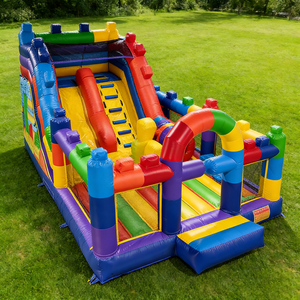 Toboggan gonflable d'extérieur commercial en PVC durable pour l'escalade, idéal pour les parcs d'attractions et les aires de jeux pour enfants - Product Image 6