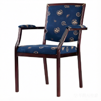 Fauteuil empilable rembourré en aluminium Hotsale QL2030E-2
