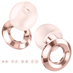 Bouchons <span class=keywords><strong>d</strong></span>'oreilles personnalisés avec logo PC+Silicone SNR 23dB Réduction du bruit pour dormir, voyager, faire du cyclisme EN352 OEM Réutilisables Prêts à être expédiés - Product Image 1