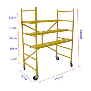 Usine professionnelle pliable en aluminium <span class=keywords><strong>Metaltech</strong></span> support échafaudage échafaudage - Product Image 1