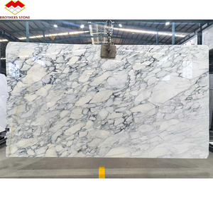 رخام أرابيسكاتو فاجلي الإيطالي الأبيض، ألواح كبيرة حديثة مصقولة، سطح مطبخ طبيعي، جزيرة مطبخ مقاومة للماء ومتينة وصديقة للبيئة - Product Image 6