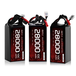 공장 판매 28000mah 6s 10c 23.7v 배터리 리튬 사자 배터리 팩 고체 충전식 lipo 배터리 - Product Image 1