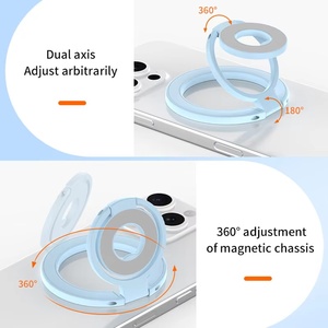 NOUVEAU Support de téléphone magnétique double face avec anneau et béquille, poignée magnétique pour <span class=keywords><strong>iPhone</strong></span> 17 16 15 14 13 <span class=keywords><strong>12</strong></span> Pro Max, support pour voiture et salle de sport - Product Image 5
