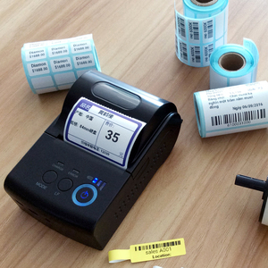 2 inch nhanh chóng máy in nhãn xách tay nhiệt mini inkless Sticker máy in cho hành lý tag in ấn - Product Image 3