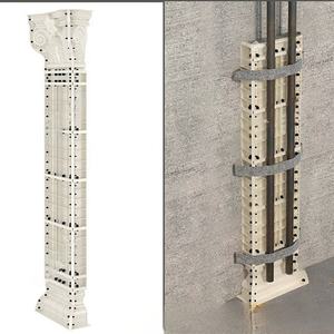 वर्ग आधा दीवार और कोने स्तंभ स्तंभ कंक्रीट मोल्ड सीमेंट मोल्डिंग के लिए गोल एब्स ढालना सजावटी रोमन रूपों के लिए - Product Image 4