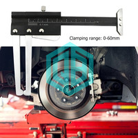 Épaisseur du disque de frein mesure Vernier étrier Auto voiture pneu plaque usure profondeur jauge règle Test pratique outils à main