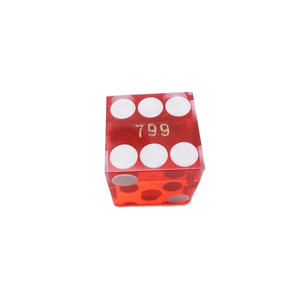 Bán buôn số lượng lớn 19mm vuông nhiều màu rắn Acrylic 6 mặt Cube <span class=keywords><strong>Dice</strong></span> với dấu chấm màu trắng cho DND Trò chơi cờ bạc và giáo dục - Product Image 6