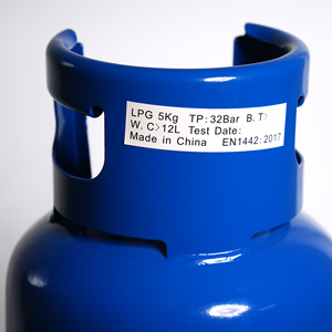 Cilindro de Gas <span class=keywords><strong>LPG</strong></span> Portátil de Acero de 5 kg (Capacidad de 12 L) para Acampar - Product Image 4