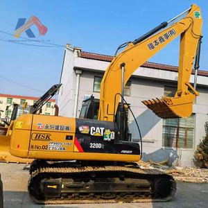 Excavadora de cadenas de 20 toneladas para sitios de excavación medianos, excavadora Caterpillar CAT 320D2 usada de Japón para granja - Product Image 1