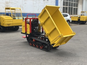 Mini camion benne hydraulique de camion à benne basculante de chenille de levage avec le <span class=keywords><strong>moteur</strong></span> d'EPA, camion à benne basculante de chenille - Product Image 4