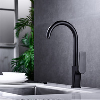 Robinet de cuisine en cuivre avec cartouche céramique pour eau chaude/froide, idéal pour éviers de cuisine, balcons et lavoirs