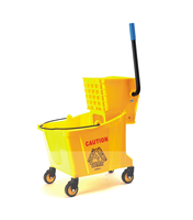 CHAOBAO B-040C 24L PP Mop Wringer Trolley Bucket avec Logo Personnalisé-Eco-Friendly Durable Design