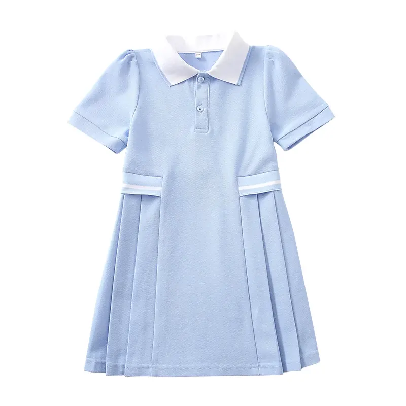 New 2024 Children's Dress Fashion Girls Skirt Sweet Pleated Skirt Princess Dresses Children's Clothing