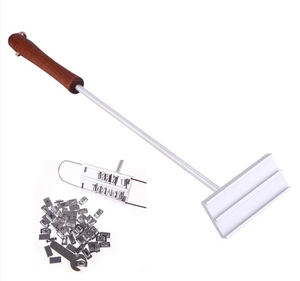 Vente chaude Lettres Modifiables <span class=keywords><strong>bbq</strong></span> fer à marquer pour la viande Steak Noms Presse Outil - Product Image 1