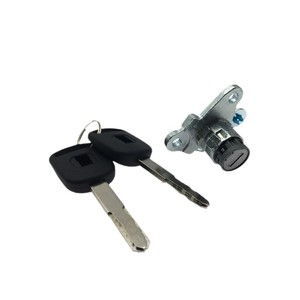 Cylindre de serrure de porte Honda 72185-SEL-T01, serrure cylindrique avec 2 clés pour porte avant City Jazz Fit - Product Image 1