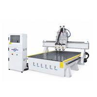 Machine de fraisage CNC Jinan Mosencnc 1325, 1 entraînement 3 commandes |   Système de gravure sur bois haute performance