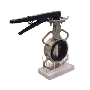 Guangdong Magnesium Special Butterfly Valve Stainless Steel Handle Soft Seal 2.5 Inch Water Control Room Temperature Type - Product Image 2