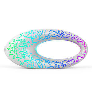 Mini altavoz inteligente portátil con Bluetooth, iluminación LED RGB, subwoofer inalámbrico para uso en <span class=keywords><strong>exteriores</strong></span>, batería de luz deslumbrante, 1 unidad - Product Image 1