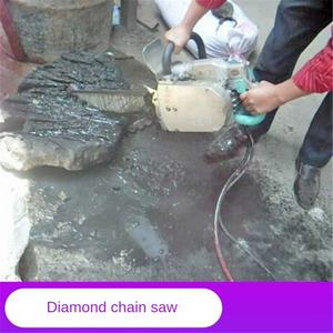 Scie à chaîne à essence de qualité industrielle Béton de roche Marbre Granit <span class=keywords><strong>Pierre</strong></span> Coupe Électrique Caractéristique Essence Puissance Grande Scie à chaîne - Product Image 5