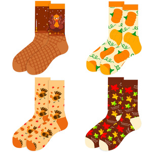 Xianghui Fashion Quality Cotton Fabric Comfortable Free Size Colorful Custom Unisex Crew <strong>Socks</strong> for Men and Women - Product Image 1
