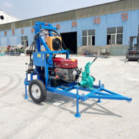 Meilleure conception, machine de forage de puits d'eau de type roue, pour puits peu profonds jusqu'à 150 m de profondeur
