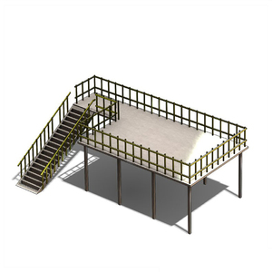 Sistema de Estanterías Metálicas de Almacenamiento de Paletas de Alta Resistencia, de 2 Niveles, con Capacidad de <span class=keywords><strong>Carga</strong></span> de 300/500 Kg/m², Placa de Acero Sólido - Product Image 4