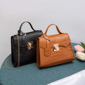 Bolso de Mano con Estampado de Cocodrilo de Moda, Bolso Cuadrado Pequeño y Sencillo para Chicas, Bolso Bandolera de Hombro Popular para el Verano - Product Image 5