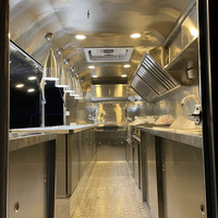 Chariot de pâtisserie et de hot-dog mobile entièrement équipé pour les remorques de bonbons pour les desserts
