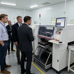 SM485ที่ใช้บวกกับการเลือกและวางเครื่อง SMT ความเร็วสูงชิป mounter PCB สายการประกอบ SMT - Product Image 2