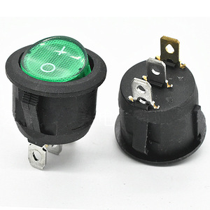23mm Round T85 Rocker <b>Switch</b> 2/3pins 2 Position On-off Boat <b>Switch</b> with LED <b>Lighting</b> - Product Image 1