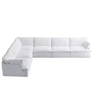 Bộ <span class=keywords><strong>Sofa</strong></span> <span class=keywords><strong>Sofa</strong></span> Kiểu Mô-đun Kiểu Mỹ Có Thể Tháo Rời Bộ Ghế <span class=keywords><strong>Sofa</strong></span> Cỡ Lớn Màu Trắng - Product Image 6
