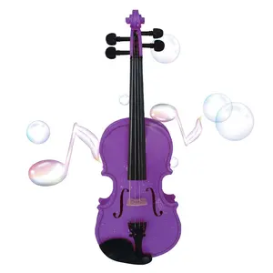 Aiersi 브랜드 문자열 바이올린 저렴한 가격 바이올린 보라색 바이올린 다양한 색상 초보자를위한 악기 선물