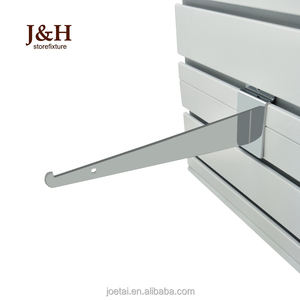 Slatwall Gridwall raf braketi raf braketi destek raf tutucu için bıçak kenar raf braketleri - Product Image 1