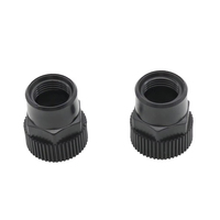 Raccord réducteur en plastique de 3/4 pouce à 1/2 pouce avec filetage femelle, connecteur d'irrigation de jardin, outils agricoles, adaptateur universel