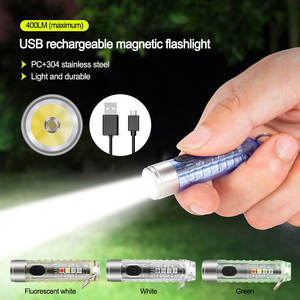 Xách tay Keychain LED có thể sạc lại cao-power Magnetic <span class=keywords><strong>mini</strong></span> khẩn cấp Đèn pin <span class=keywords><strong>Torch</strong></span> cho ngoài trời sử dụng hàng ngày cắm trại dài phạm vi - Product Image 6